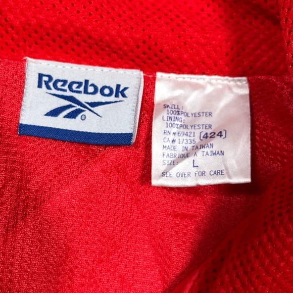 Vintage Y2K Reebok Trinidad & Tobago National Track & Field Team Jacket Mens L - Picture 8 of 12
